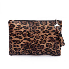 Leopard Clutch Wallet Messenger Bag Ladies Handbag