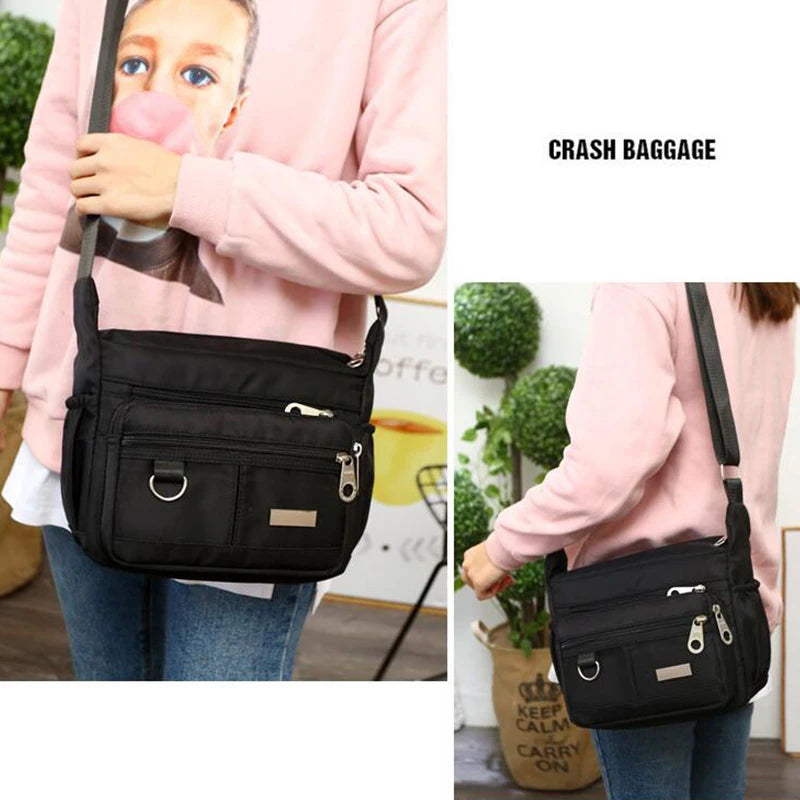 Casual Women Messenger Bag Waterproof Shoulder Bag Large Capacity Tote Crossbody