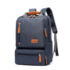 Casual Business Men Laptop Backpack Waterproof Gray