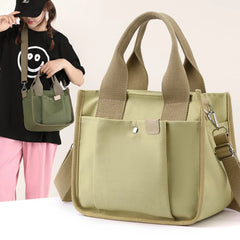 Canvas Tote Bag Small Shoulder Crossbody Handbag Shopper Purses