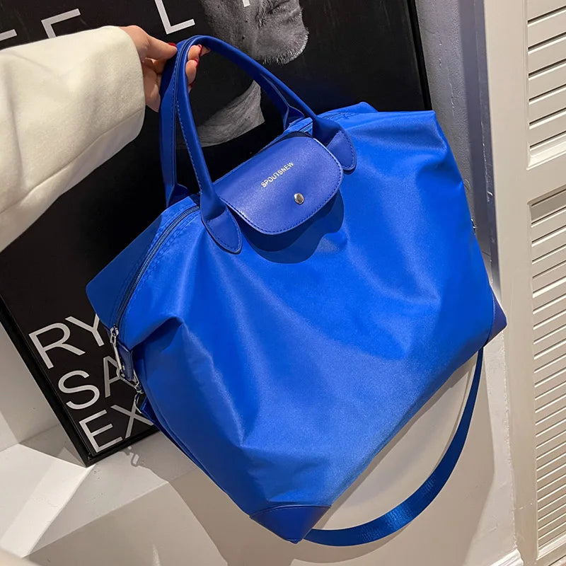 Casual Canvas Big Travel Bag Spring Women's Handbags