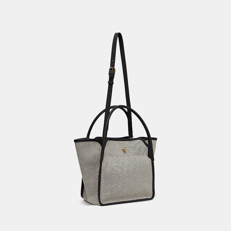 Canvas Trapeze Women Handbags Shoulder Crossbody Small Tote