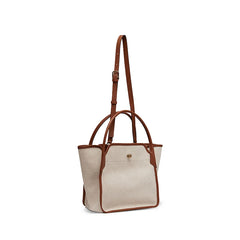 Canvas Trapeze Women Handbags Shoulder Crossbody Small Tote