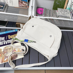 Casual Couple School Bag Large Capacity Japanese with Pendant