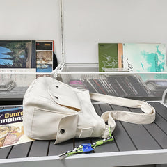 Casual Couple School Bag Large Capacity Japanese with Pendant