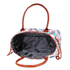Casual Cow Pattern Large Tote Women Shoulder Bags Handbags Pu Leather