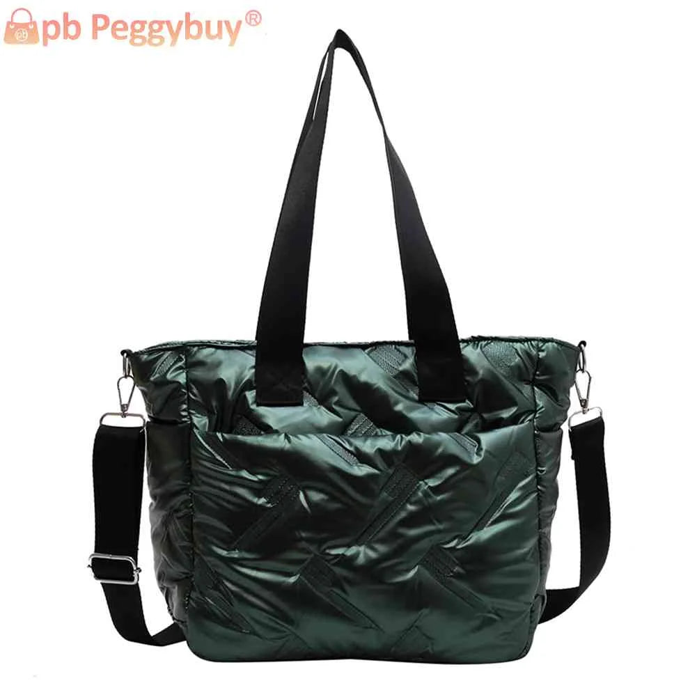 Quilted Crossbody Shoulder Bag Women Top-handle Tote