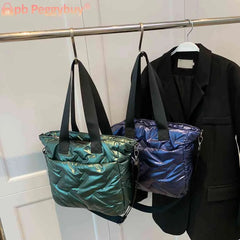 Quilted Crossbody Shoulder Bag Women Top-handle Tote