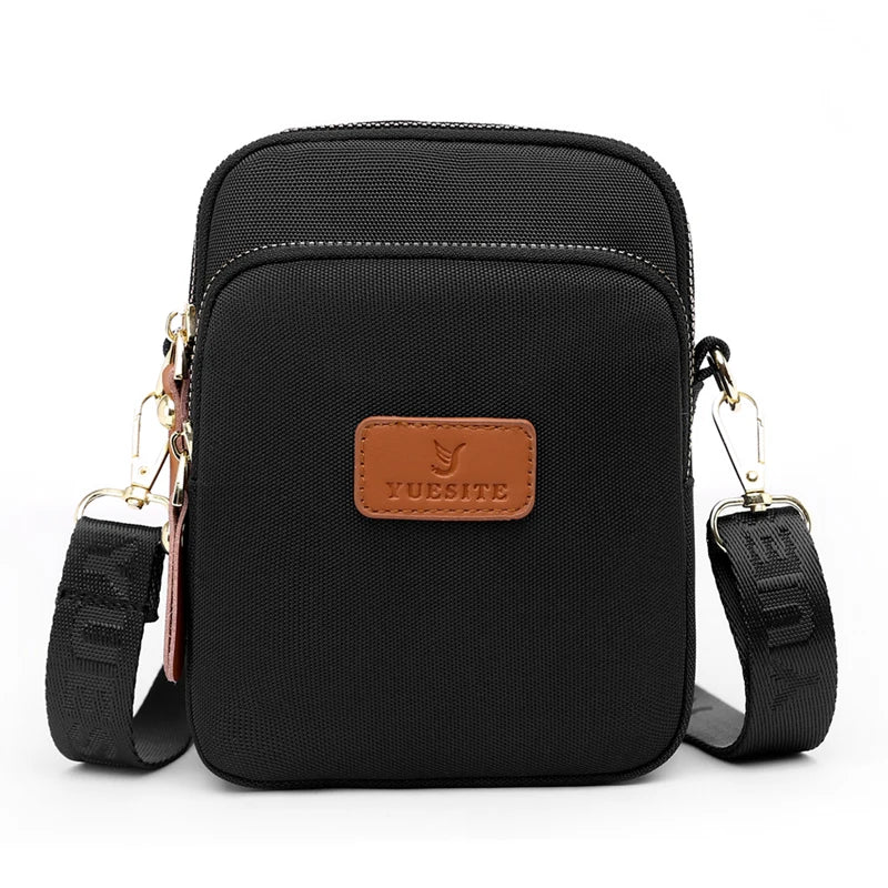 Casual Shoulder Bag Nylon Three Layer Handbag