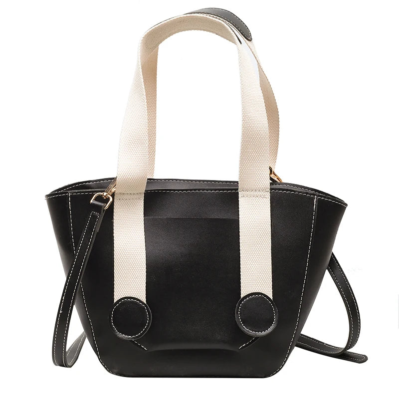 Casual Women Tote Bag High PU Leather Shoulder Bag