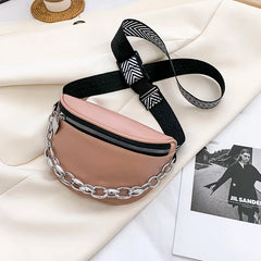 Casual Women's Saddle Crossbody Bag PU Leather Handbag