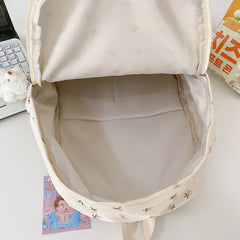 Floral Prints Women Backpack Large Capacity School Bags Travel Backpack