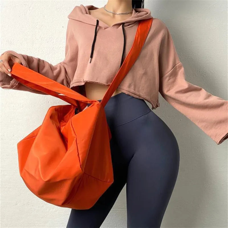 Women's Nylon Sling Shoulder Bag Large Capacity Crossbody Totes