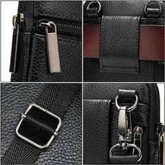 Casual Leather Messenger Bags Mens Bag For Men Small Phone Bag