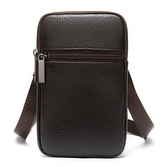 Casual Leather Messenger Bags Mens Bag For Men Small Phone Bag