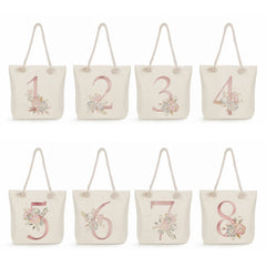 Casual Girl School Totebags For Women Thick Rope Shoulder Bag Travel Reusable