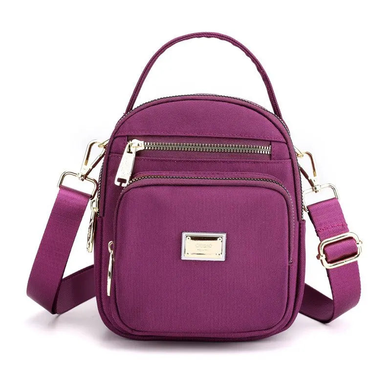 Summer Candy Nylon Shoulder Bag Lightweight Messenger Bag Female
