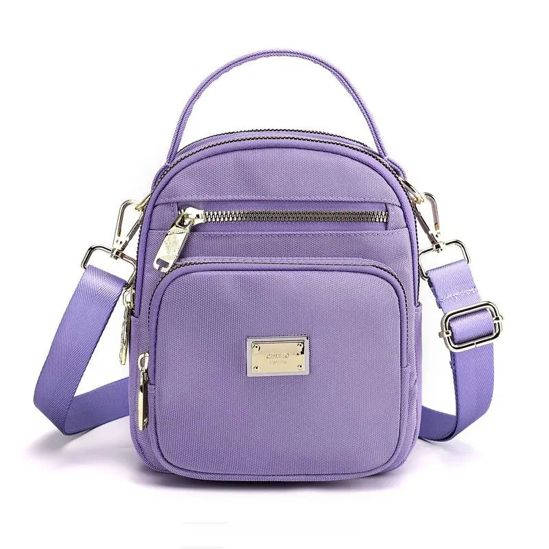 Summer Candy Nylon Shoulder Bag Lightweight Messenger Bag Female