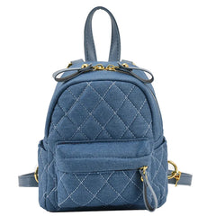 Casual High Denim Backpack Women Small Travel Bag Daily