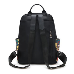 Japanese Cartoon Pattern Waterproof Female Oxford Backpack
