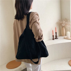 Harajuku Woolen Shoulder Bag Plush Handbag