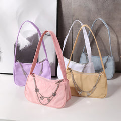 Nylon Butterfly Chain Shoulder Bag Women Handbag