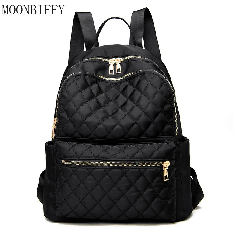 Women's Large Capacity Oxford Backpack Travel Pack Knapsack School Bag