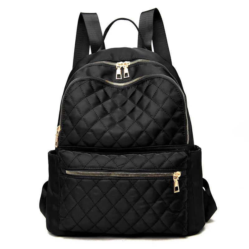 Casual Large Capacity Backpack for Women Oxford Travel Pack Knapsack