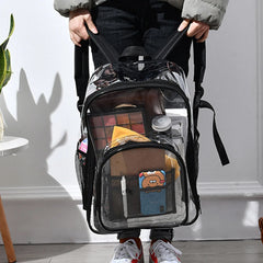 Casual Transparent PVC Backpack Waterproof Shoulder Bag