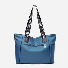 Waterproof Oxford Shoulder Bag Embroidery Women Handbag Totes