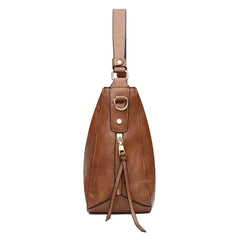 Women's Large Capacity Tote Shoulder Bag Soft Leather Handbag