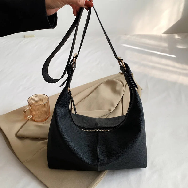 Women's Large Shoulder Bag Soft Leather Crossbody Tote