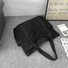 Large Capacity Shoulder Bag Women Canvas Tote Bag
