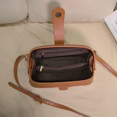 Casual Leather Shoulder Bags Doctor Bag Clutch