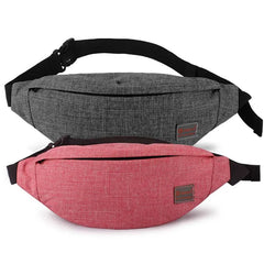 Canvas Fanny Bag Travel Hip Bum Bag Crossbody Bag