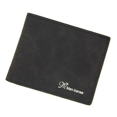 Men's Thin Leather Wallet Business Short Wallet Multi-card Soft Purse