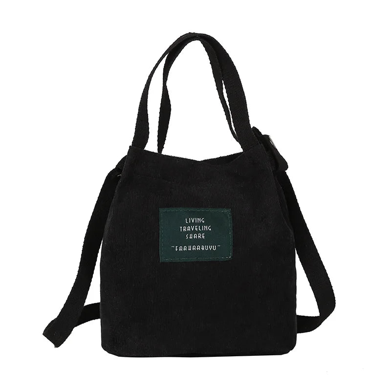 Mini Corduroy Shoulder Bag for Women Small Crossbody Bag