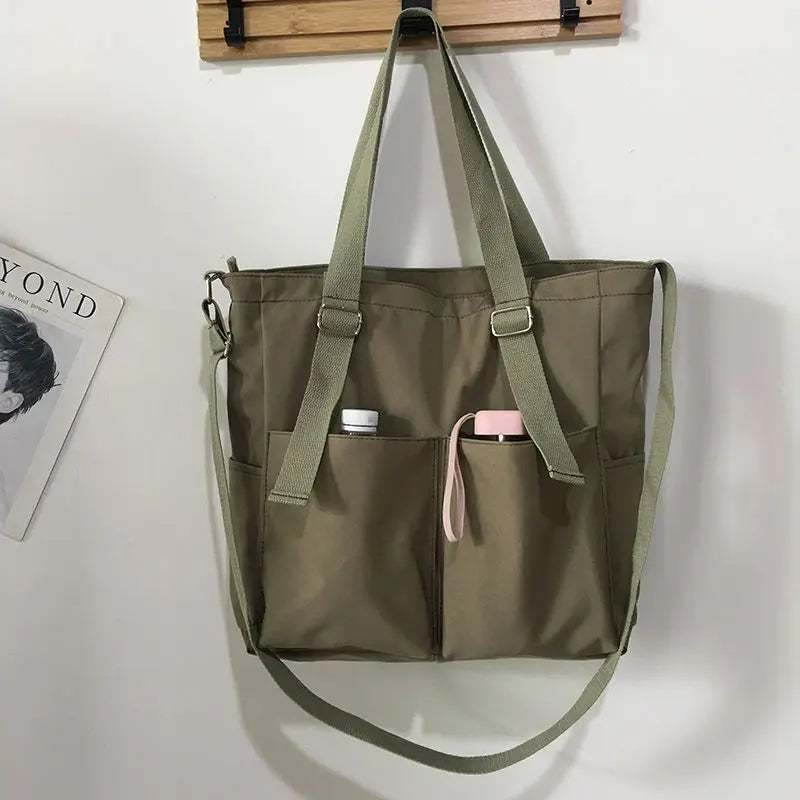 Waterproof Oxford Bucket Bag Multifunction Shoulder Bag