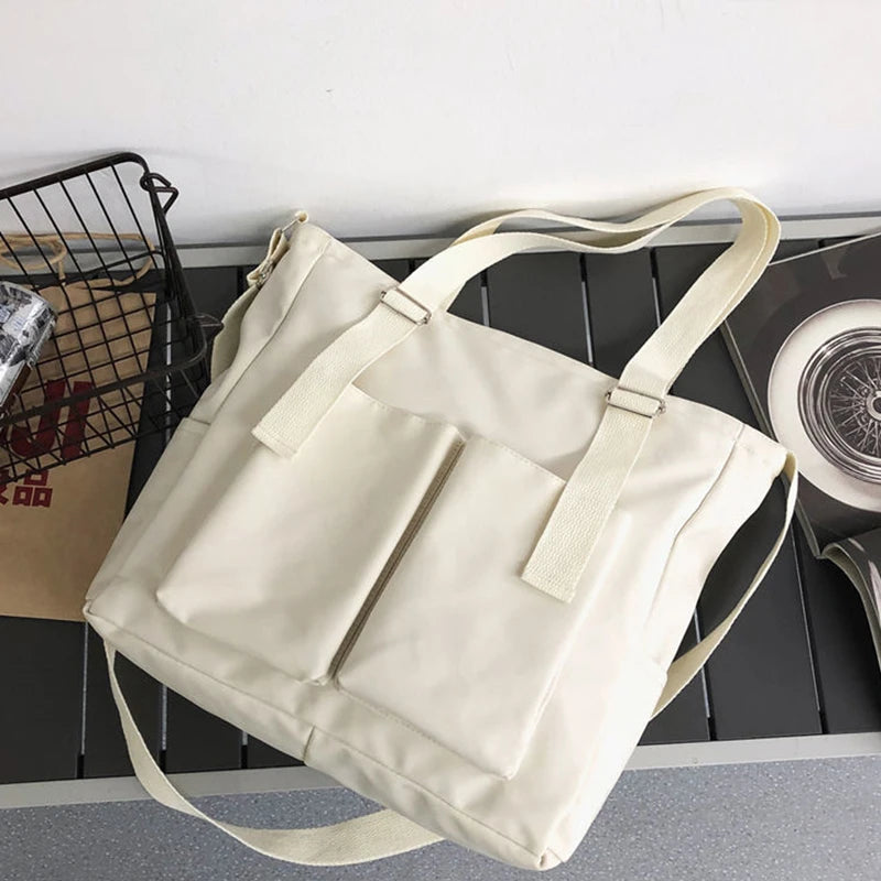 Waterproof Oxford Bucket Bag Multifunction Shoulder Bag