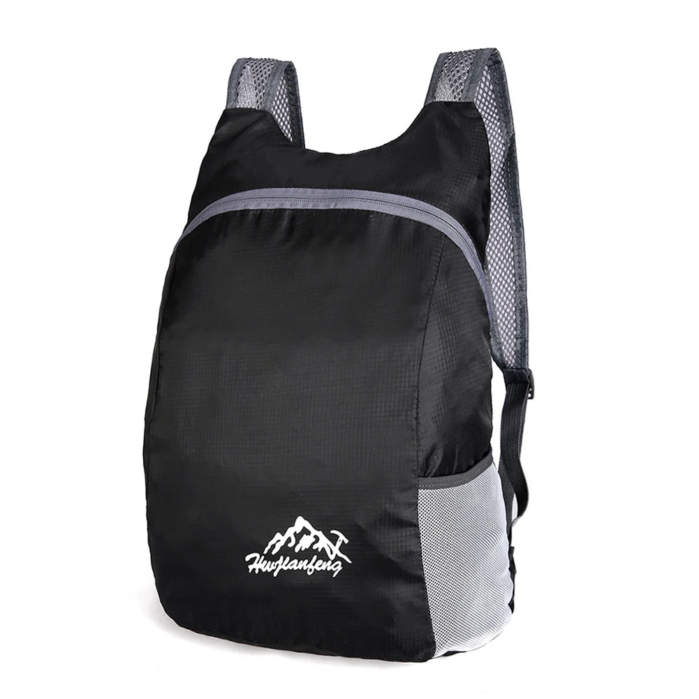 Casual Nylon Backpack Foldable Outdoor Travel Waterproof Daypack Sports