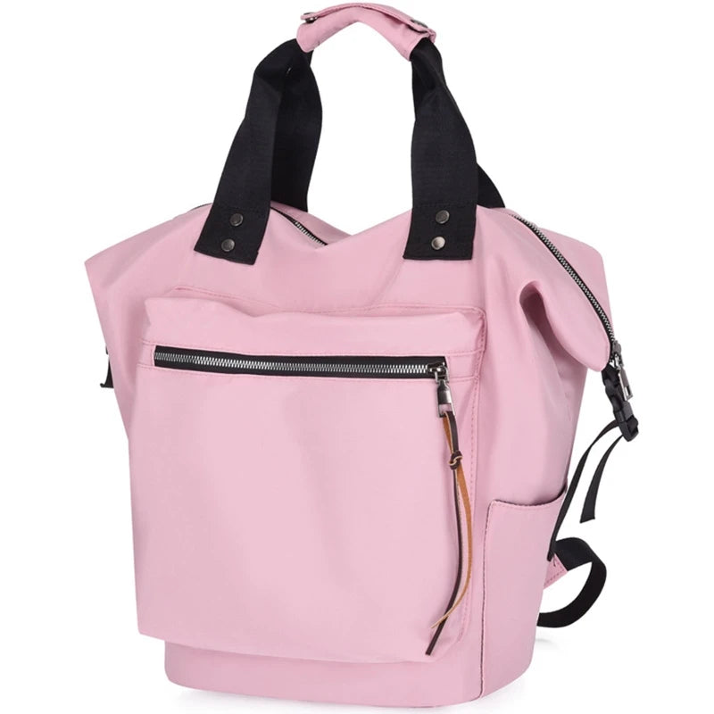 Nylon Backpack Women Large Capacity Travel Bags