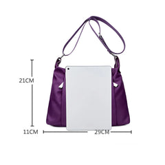 Casual Nylon Messenger Bags Women Large Capacity Travel Shoulder Pouch