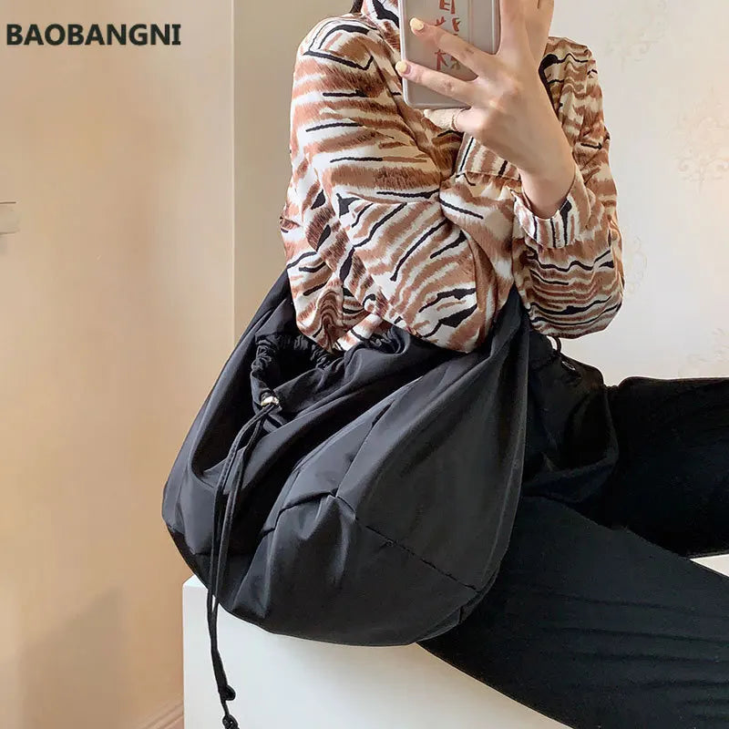 Casual Nylon Shoulder Bag Female Large Capacity Tote Bag