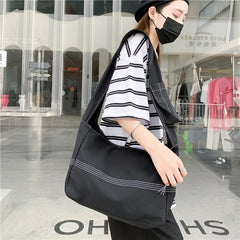 Women's Casual Nylon Shoulder Bag with Phone Bag