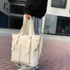 Nylon Tote Bag Waterproof ShoulderBag Large Capacity Handbag