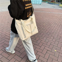 Nylon Tote Bag Waterproof ShoulderBag Large Capacity Handbag