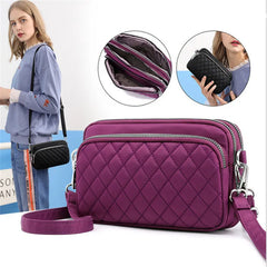 Nylon Waterproof Crossbody Bag for Women Men Outdoor Shoulder Bag