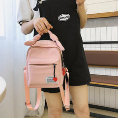 Casual Nylon Women Backpack Mini Travel Backpack Female Ladies Shoulder Bag Girl