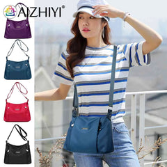 Nylon Women Messenger Bag Large Capacity Crossbody Handbag