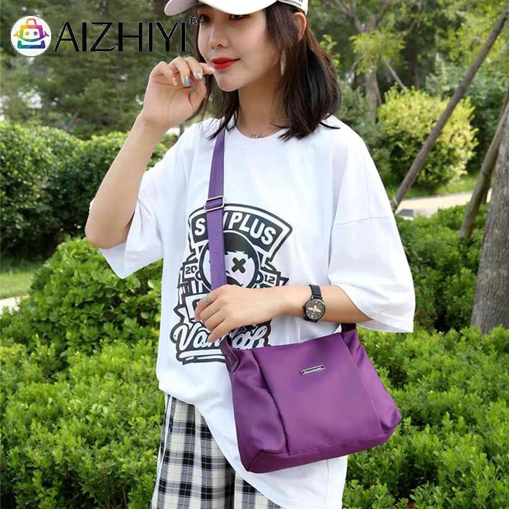 Nylon Women Messenger Bag Large Capacity Crossbody Handbag